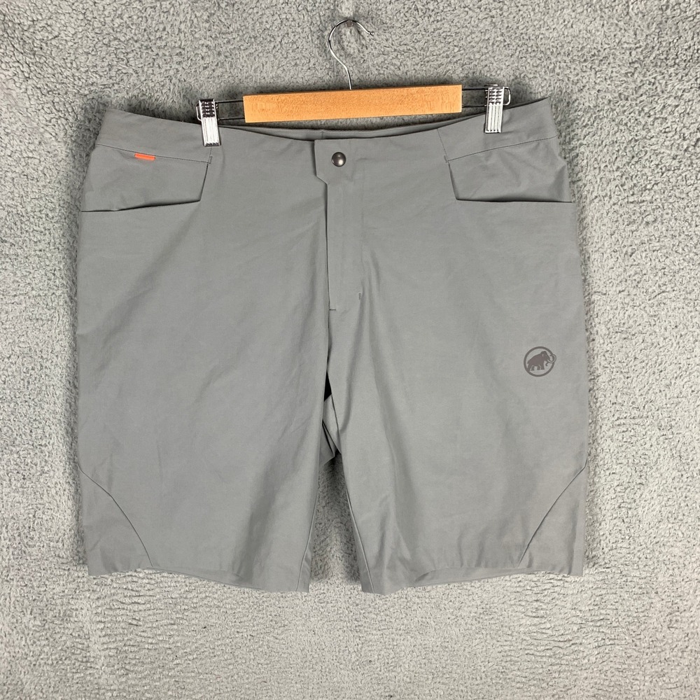 Mammut‎ Massone Shorts Mens Size 40 Lightweight Hiking Outdoor Athletic Gray